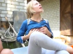 Double garden handjob from my coeds