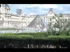 Hot public sex at the Louvre museum in Paris Part 1 VERY COOL