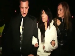 Gorgeous college chicks gets fucked in orgy after playing truth