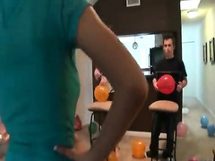 College girls playing dare game with the guys ends up having org