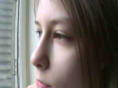 Beata girl awaiting her boyfriend