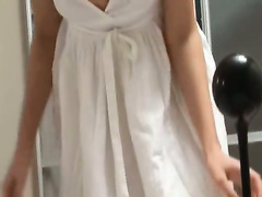 Blonde model waiting for you guys