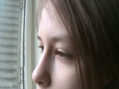Beata schoolmate awaiting her boyfriend