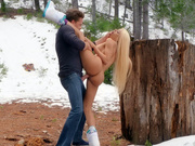 Blonde Bombshell Luna Star Gets Wrecked in the Woods