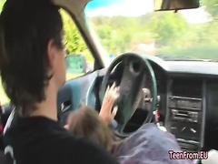 Blowjob in my car with my girl