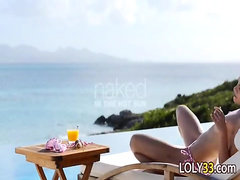 Stunningly beautiful blonde babe