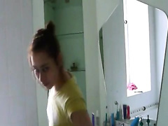 two best girlfriends with cameraman